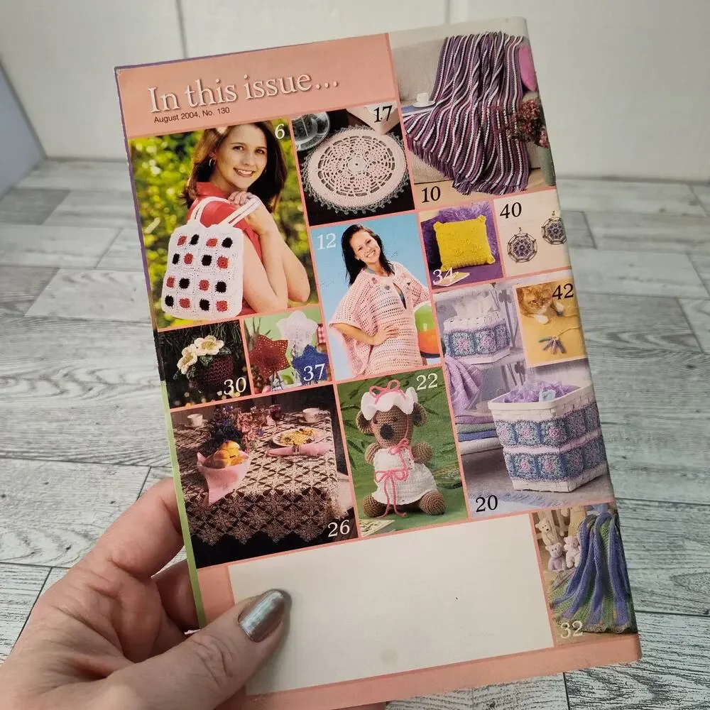 Annies Favorite Crochet 2004 Craft‎ Booklet Patterns Swimsuit Cover Vintage y2k